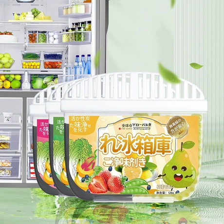 冰箱除味剂除臭盒去异味器活性炭杀菌防串味清新盒冰箱除菌除味器 比下游低80% ｜ 冰箱除味剂榜第14名 ¥ 2 .74 2900+件 退货包运费 先采后付 官方物流 回头率62% 义乌市涤清日-义飒日用 运费: 获取 下单价: 获取 起订量: 获取 发货时间: 获取 年销量: 371 年销售额: ¥1016.54 上架时间: 2023-10-08
