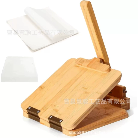 跨境现货竹木家用厨房玉米饼压饼机小工具面团披萨压薄片实木竹制 ¥ 45 退货包运费 先采后付 回头率43% 曹县慧聪工艺品有限公司 运费: 获取 下单价: 获取 起订量: 获取 发货时间: 获取 年销量: - 年销售额: - 上架时间: 2026-03-18 (90天) 开店日期: - 综合服务分: - 产品ID: 1031203540818 历史