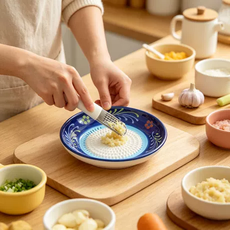跨境亚马逊磨蒜盘陶瓷磨蒜器生姜研磨盘厨房餐具手动辅食研磨姜碟 ¥ 8 .8 1000+件 退货包运费 先采后付 7天无理由 回头率48% 福建省德化县瑞絮工贸有限公司 运费: 获取 下单价: 获取 起订量: 获取 发货时间: 获取 年销量: 942 年销售额: ¥8289.60 上架时间: 2026-04-15 (62天) 开店日期: 2021-0