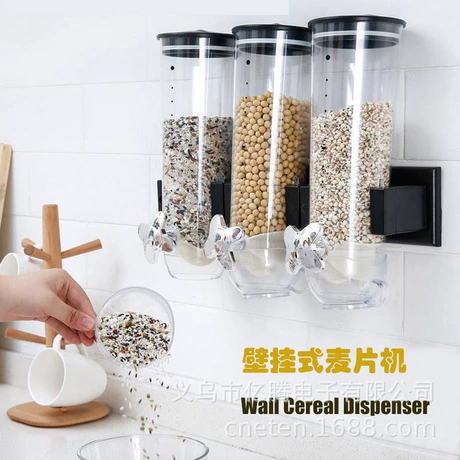 壁挂式麦片机超市谷物糖果分配器旋转五谷杂粮收纳盒密封桶储物罐 塑料 ｜ 圆形 ｜ 优等品 ¥ 26 2700+件 退货包运费 先采后付 回头率89% 义乌市亿腾电子有限公司 运费: 获取 下单价: 获取 起订量: 获取 发货时间: 获取 年销量: 544 年销售额: ¥8704.00 上架时间: 2023-12-21 (884天) 开店日期: 20