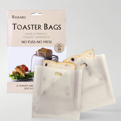三明治烤面包袋 toaster bag耐热耐温面包袋烤土司特氟龙烤面包袋 好评率100%的口碑商品 ¥ 0 .8 全网10万+件 退货包运费 先采后付 回头率57% 江苏维宸复合材料有限公司