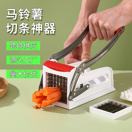 手压土豆切条器家用不锈钢按压式薯条切条器切割神器现货直供批发 首单减3元 ¥ 17 .5 2500+件 退货包运费 先采后付 回头率54% 永康市环艺金属制品有限公司 运费: 获取 下单价: 获取 起订量: 获取 发货时间: 获取 年销量: - 年销售额: - 上架时间: - 开店日期: - 综合服务分: - 产品ID: 674648093699 历