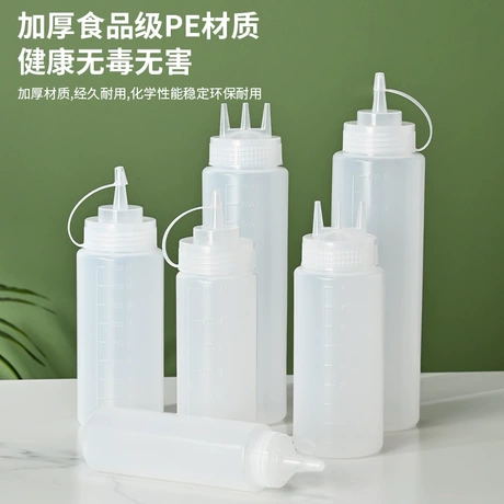 一三孔挤酱瓶沙拉调料瓶番茄酱挤压瓶厨房塑料果酱酱料防漏带刻度 挤酱瓶榜第10名 ¥ 0 .8 10万+件 退货包运费 3天达 先采后付 回头率59% 永康市橙宝工贸有限公司 运费: 获取 下单价: 获取 起订量: 获取 发货时间: 获取 年销量: 8333 年销售额: ¥6666.40 上架时间: 2025-05-25 (375天) 开店日期: 2
