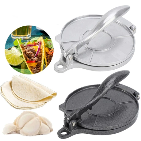 铝制压饼器墨西哥压饼工具 玉米饼面团压薄饼机 饺子皮压皮器批发 ¥ 33 .5 300+件 退货包运费 先采后付 代发包邮 回头率46% 金华泰泰日用品有限公司 运费: 获取 下单价: 获取 起订量: 获取 发货时间: 获取 年销量: 20 年销售额: ¥500.00 上架时间: 2023-07-07 (1075天) 开店日期: 2021-03-0