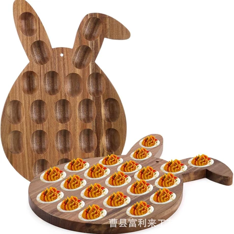 跨境木质魔鬼蛋托盘双面可用鸡蛋托盘家用厨房多孔蛋托装饰彩蛋摆 托盘 ｜ 切割打磨 ｜ 合格品 ¥ 16 退货包运费 先采后付 回头率74% 曹县富利来工艺品有限公司 运费: 获取 下单价: 获取 起订量: 获取 发货时间: 获取 年销量: - 年销售额: - 上架时间: 2026-03-03 (105天) 开店日期: - 综合服务分: - 产品ID