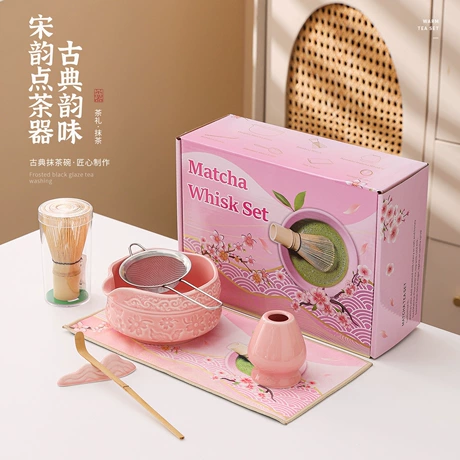 跨境定制日式陶瓷点茶道打抹茶工具套装带嘴抹茶碗茶筅百本立礼盒 ¥ 49 新人价 40+件 退货包运费 先采后付 7天无理由 回头率51% 德化县匠越陶瓷厂 运费: 获取 下单价: 获取 起订量: 获取 发货时间: 获取 年销量: - 年销售额: - 上架时间: 2026-01-19 (136天) 开店日期: - 综合服务分: - 产品ID: 101