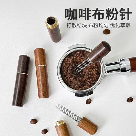 迷你咖啡布粉针意式手柄布粉器手冲打散粉针结块搅拌针式松粉针 黑檀木 ｜ 散粉针 ｜ 中性 ¥ 7 .5 全网800+件 退货包运费 明天达 先采后付 回头率53% 尊龙咖啡(广州)有限公司 运费: 获取 下单价: 获取 起订量: 获取 发货时间: 获取 年销量: 13 年销售额: ¥97.50 上架时间: 2024-04-21 (786天) 开店日